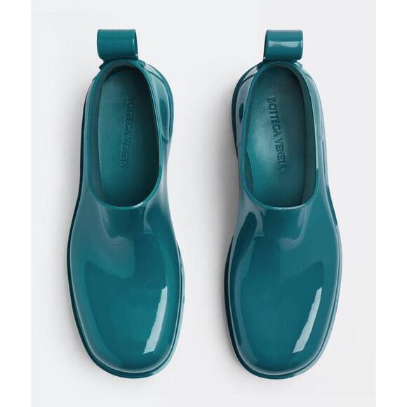 Bottega Veneta Shiny Rubber Blue Ankle Boots 10 US (43 Euro) 680510 IT NIB $650 main image 6